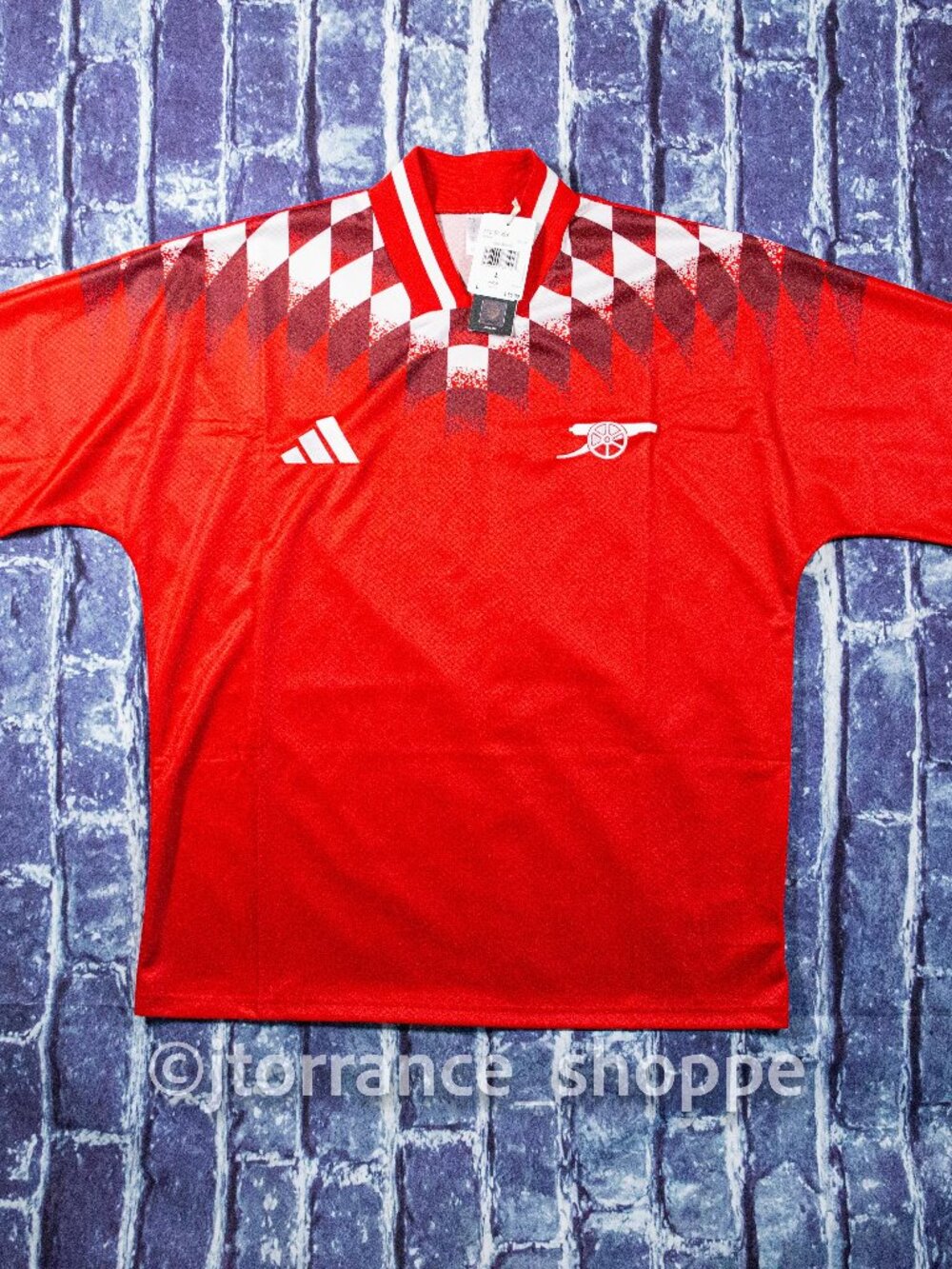 L ~ Arsenal FC Arsenal FC Stadium Jersey, Gunners Authentic Adidas NWT reg $85
